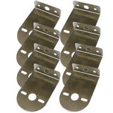 Marker Lamps, Track Supplies, Bus Markers, L-Shaped Stay, Stainless Steel, 2 Sheets, 6 Sheets, 8 Pieces Set (8)