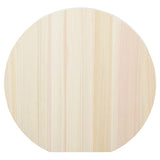 Umezawa 445109 Wooden Cutting Board, Cypress, Round, Large, Diameter 13.8 x Thickness 0.8 inches (35 x 2 cm), Made in Japan