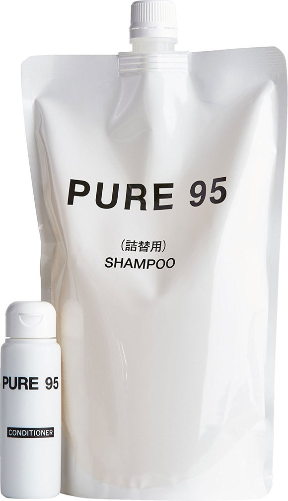 (Palming Japan) PURE95 Amino Acid Non-Silicon Shampoo (700ml / Refill) & Conditioner (50ml / Trial) Salon Exclusive Pure95 Trial Set