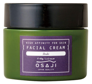 OSAJI Facial Cream "Highly Moisturizing / Reaches Stratum corneum For Sensitive Skin Prevents Skin Roughness Spreads Well Moist Skin Can Be Used on Rough Skin" 60ml / (IBUKI)