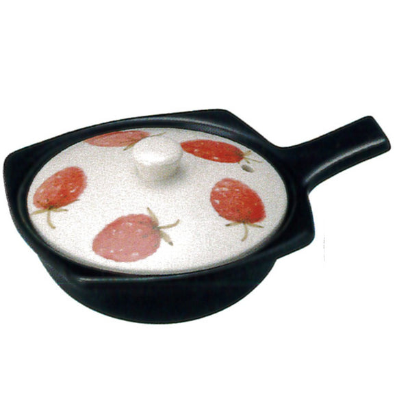 Sanko Banko Ware Grill Pan, Red, 6.1 x 4.6 x 2.6 inches (15.5 x 11.7 x 6.5 cm), 142514 Fried Egg, Range 16-14251 Microwave and Oven Safe, Strawberry Fried Egg