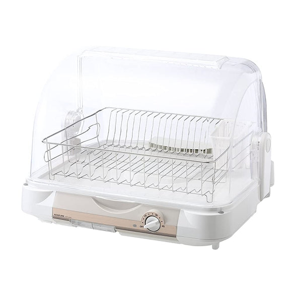 Koizumi KDE-6000/W Dish Dryer (Stainless Steel Basket), White