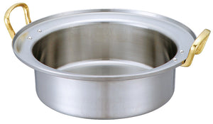 Nakao Aluminum Manufacturing D-15 King Dengi Sukiyaki Pot (Deep Type), 11.8 inches (30 cm)