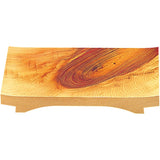 Hinoki Cypress Red Black Dog Dish