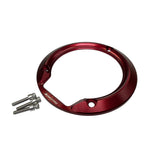 BIKERS BK-Y0432-RED YZF-R25 MT-25 Fuel Cap Ring, Shaved Aluminum, Red