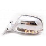 Side Mirror Peugeot 307 [2001 ~ 2008] SUV Mirror LED Mirror surface Manual adjustment left handle SBMSUCRMLHL-0407