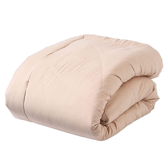 Nishikawa 141754010 Comforter, Single, Washable, Teijin x Nishikawa Fast Heating & Heat Retention, Clean, Dust Mite Resistant, Deodorizing, Dust Resistant, Fluffy Fit, Gold