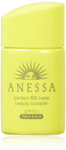 Anessa Perfect BB Base Beauty Booster Light (Bright, Natural Skin Color) (SPF 50+, PA++++), 0.8 fl oz (25 ml)