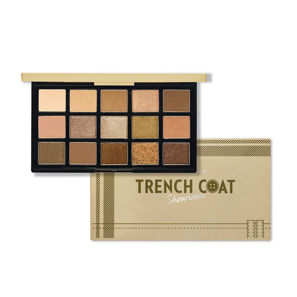 ETUDE Play Color Eye Palette Trench Coat Showroom [Eye Shadow, Eye Shadow Palette, Palette] Multicolor