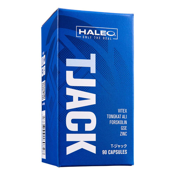 HALEO T-Jack Tongkat Ali Vitex Forskohlii Zinc All 6 Ingredients 90 Capsules
