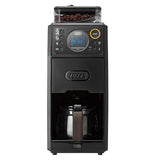 Toffee K-CM9-RB Custom Drip Coffee Maker with Fully Automatic Mill, Drip Bean Grinder, Stepless Grinding, Temperature Settings, 3 Levels of Flavor, Timer Function, Cleaning Mode