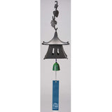 Iwachu Wind Chime Hanging Lantern, Large, Black, Nanbu Ironware, 27005