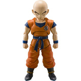 S.H. Figuarts Dragon Ball Z Krillin - The Strongest Man of the Earth - Approx. 4.5 inches (115 mm), PVC ABS Pre-painted Action Figure