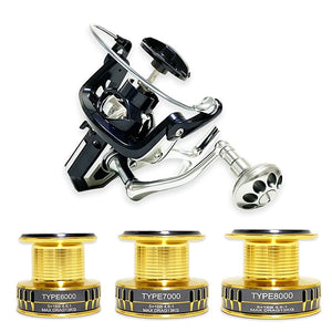 Ordo fishing gear spinning reel "Super Gorildo 3000-8000" Reel body & Spool Seabass, Buri Hamachi, Tamant, Gala, Kobudai, Kobudai, etc.