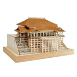 Woody Joe 1/150 Scale Wooden Kiyomizudera Main Temple And Stage Model Assembly Kit