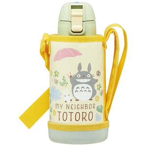 Skater KSTCH6-A My Neighbor Totoro Water Bottle, 30.3 fl oz (600 ml), Cover Included