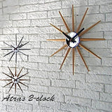 ART WORK STUDIO ATRAS2 WALL CLOCK BROWN TK-2074BN