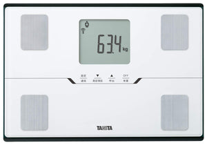 Tanita BC-768 WH Body Composition Meter, White, Data Management with Smartphone, Stand Up Storage