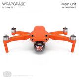 WRAPGRADE for DJI Air 2S Body Skin Seal (Neon Orange)