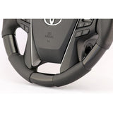 KENSTYLE Original Steering TB01 Alphard (30 series) Kuroki Megen/Leather Combination