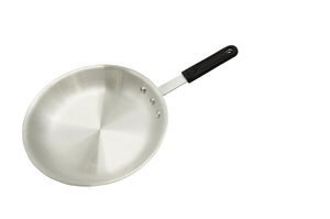 Thunder Group ALSKFP003C Commercial Aluminum Frying Pan with Silicone Handle, Non-Induction