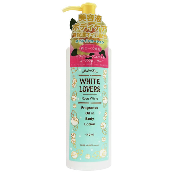 Magic to Love White Lovers Rose White Fragrance Oil in Body Lotion (140mL)