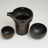 Bloom 60182 Mino Ware Wobble Cooling Sake Set, Kiln Transformation