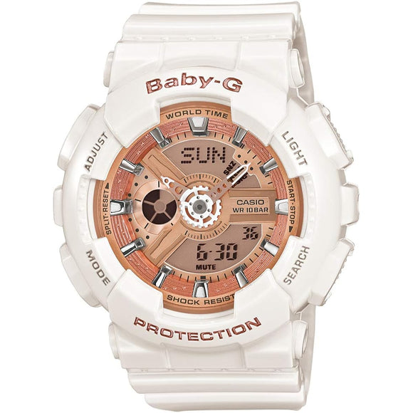 [Casio] Babygie Watch BA-110-7A1JF Women's White