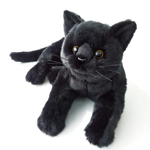 Ninia and Kino Sleeping Nyanko Black Cat Plush Toy, Cat, Realistic, Lifelike