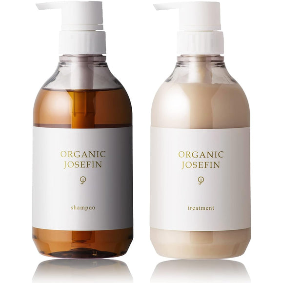 [Used in 5-star hotels] Organic Josephine Shampoo & Treatment Set, Luxury hotel specifications, Silicone-free and additive-free, Damage care, Contains botanical ingredients, Made in Japan