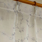 Arie Natural Lace Curtain Hopper, Set of 2, 39.4 x 88.8 inches (100 x 223 cm), White