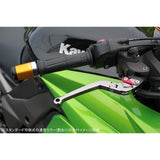 SSK Adjust Lever Standard Available Lever body Color: Matt Titanium Adjaster Color: Mat Gold Ninja ZX-10R 2016-2018 Ninja ZX-10RR 2016-2018 Ninja ZX-10R KRT EDITION 2016-2018 LVAM031TM-GD