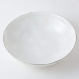 Hasami Ware 41804 White Cosmetic Bowl (Large) Diameter 9.8 inches (25 cm)