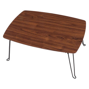 Fuji Trading Folding Low Table Width 60cm Dark Brown 92245