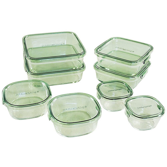 iwaki Heat Resistant Glass, Storage Container, for Packing & Microwaving