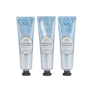 SABON / Face Polisher Trio Refreshing, 2.0 fl oz (60 ml), 3 Bottles, Mint Scent to Wake Up Skin