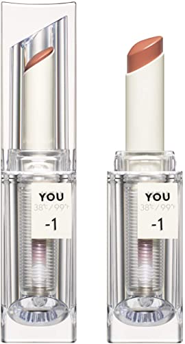 UZU BY FLOWFUSHI 38°C / 99°F Lipstick <YOU> [-1 Coral Beige (Semi-Matte)] Lipstick Lip care Skin-beautifying fungus Fragrance-free Hypoallergenic
