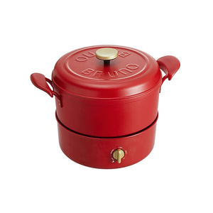 Bruno BOE065 Multi-Grill Pot, Grill Pot, Red