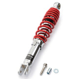 DAYTONA 73541 Motorcycle Rear Suspension 12.2 Inches (310 mm), Plated Body, Red Spring, Universal Rear Rear Shock
