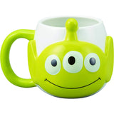 Sunart SAN2963-2 Disney Toy Story Face Mug, Green, 11.8 fl oz (350 ml), Alien