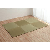 Ikehiko #8635130 Igusa Stationary Tatami Mat Unit Tatami Mat System Tatami Mat Plain Tatami Mat Natural Deodorizing Edgeless Easy Care Anti-Slip Backing Convenient Storage Approx. 27.6 x 27.6 x 0.6 inches