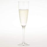 Toyo Sasaki Glass 32864HS Champagne Glass, 5.3 fl oz (160 ml), Lara Flute, Made in Japan, Dishwasher Safe, Set of 6