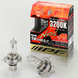 IPF HEADLIGHT HALOGEN H4 BULB SLB X8 3,200K Low BRIGHT BAD WEATHER RESISTANT 32L4