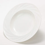 Narumi 51800-5772 Plate, Sense Relief Plate, White, 11.4 inches (29 cm), Pasta, Microwave Warming, Dishwasher Safe