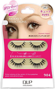 D-up eyelash effect series 904 cute eyes 2 sets