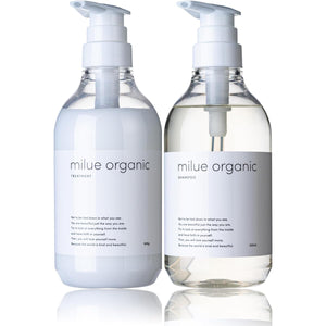 Milue Organic Shampoo Beauty Salon Exclusive Amino Acid Shampoo [Shampoo Treatment Set 500ml each] (Set)