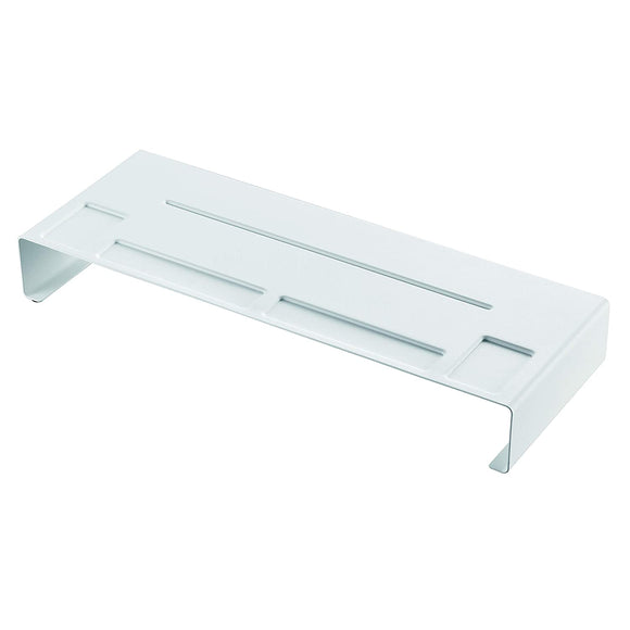 Yamazaki 3305 Monitor Stand, Tower, No Assembly Required, White, Approx. 23.2 x 9.4 x 3.1 inches (59 x 24 x 8 cm)