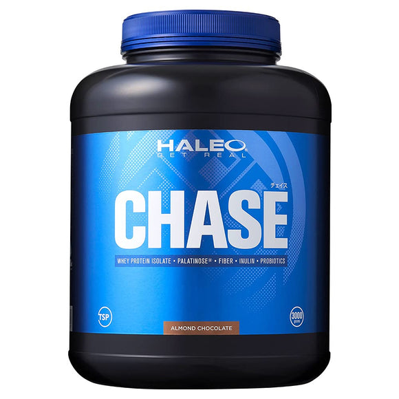 HALEO Protein Chase, High Speed + Low GI Carbon Blend Blend, 6.6 lbs (3 kg), Almond Chocolate Flavor, No