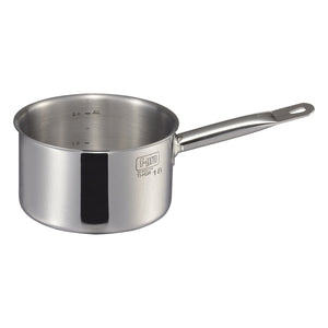 MTI IH F-PRO Deep Single Handle Pot, No Lid, Graduation, 7.9 inches (20 cm)