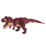 Nanoblock Dinosaur Deluxe Edition A004 Tyrannosaurus Rex & Tyrannosaurus Skeletal Model, Set of 2